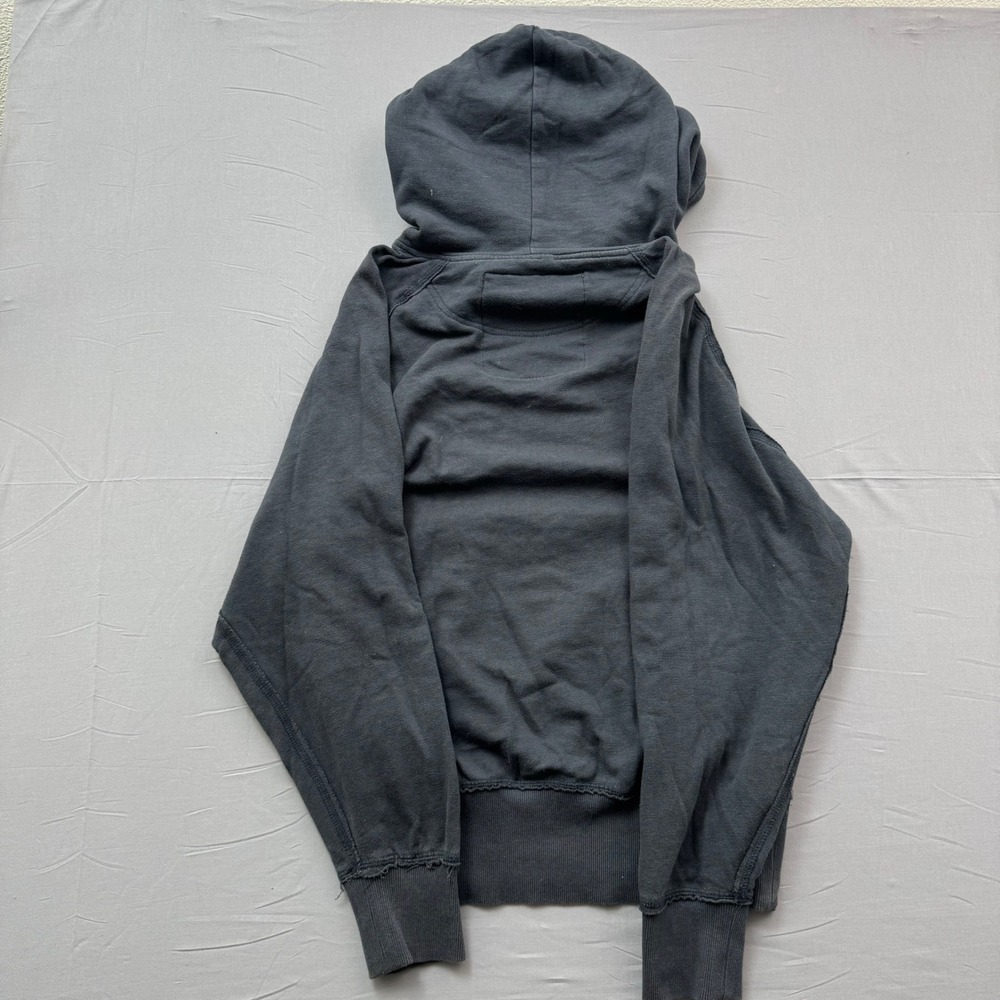Old Time Hockey NY Rangers Hoodie Small Loge Collection Grey NHL Sweatshirt - Picture 6 of 7